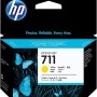 Tri-Pack Original HP Yellow, nr.711, pentru DesignJet T120|T520, , (timbru verde 0.45 lei), 