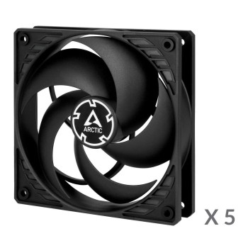 VENTILATOR ARCTIC PC, P12 (Black) - 5 Pack,