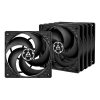 VENTILATOR ARCTIC PC, P12 (Black) - 5 Pack,