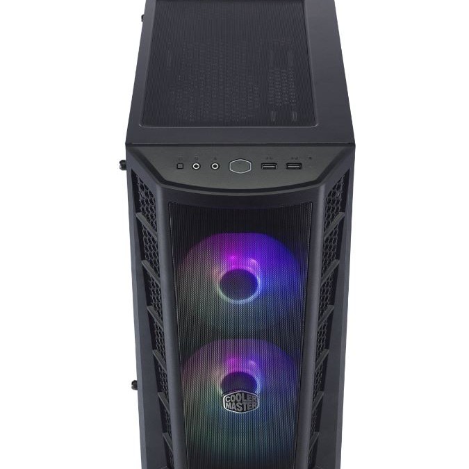 CARCASE Cooler Master MasterBox MB311L ARGB with Hub, MATX,Mesh front bezel,U3x2,TG side panel,ARGB fanx2,w/ ARGB controller, 