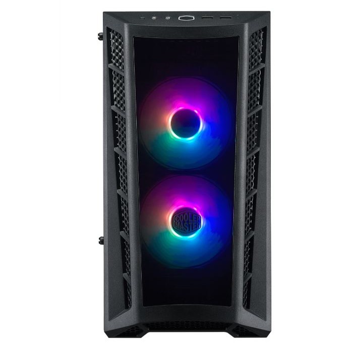 CARCASE Cooler Master MasterBox MB320L ARGB with Hub, MATX,Transparent front bezel,U3x2,TG side panel,ARGB fanx2,w/ARGB Hub, 