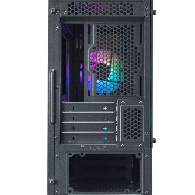 CARCASE Cooler Master MasterBox MB320L ARGB with Hub, MATX,Transparent front bezel,U3x2,TG side panel,ARGB fanx2,w/ARGB Hub, 