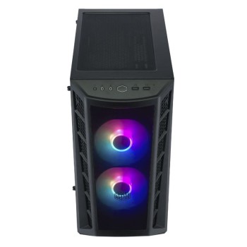 CARCASE Cooler Master MasterBox MB320L ARGB with Hub, MATX,Transparent front bezel,U3x2,TG side panel,ARGB fanx2,w/ARGB Hub, 