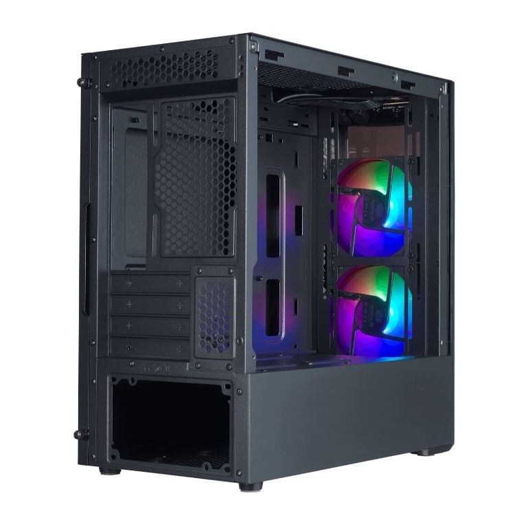 CARCASE Cooler Master MasterBox MB320L ARGB with Hub, MATX,Transparent front bezel,U3x2,TG side panel,ARGB fanx2,w/ARGB Hub, 