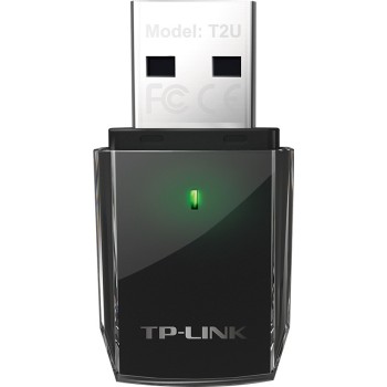 ADAPTOR RETEA TP-LINK AC600, extern wireless 2.4 GHz | 5 GHz, USB 2.0, port, 433 Mbps, antena interna x 1, 