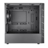 CARCASE Cooler Master MasterBox MB400L w/o ODD TG, U3*2+ Audio single jack,w/rear fan, TG, 