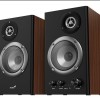 BOXE GENIUS 2.0, RMS: 36W (2 x 18W), amplificare integrata, black&brown wood, 