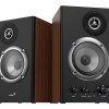 BOXE GENIUS 2.0, RMS: 36W (2 x 18W), amplificare integrata, black&brown wood, 