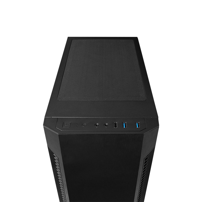CARCASA CHIEFTEC ELOX, Middle Tower, Mini ITX, mATX, ATX, fara sursa, USB 3.0 x 2, USB 2.0 x 1, Jack 3.5mm x 2, mesh , 