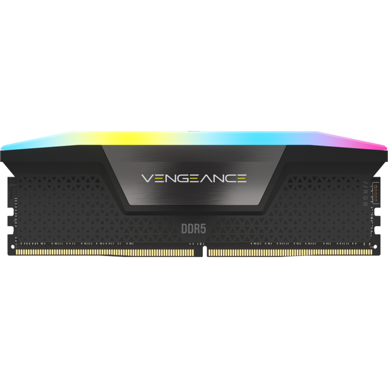 VENGEANCE RGB 64GB (2x32GB) DDR5 DRAM 6000MHz C40 Memory Kit - Black 