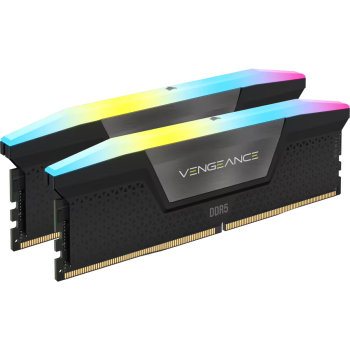 VENGEANCE RGB 64GB (2x32GB) DDR5 DRAM 6000MHz C40 Memory Kit - Black 