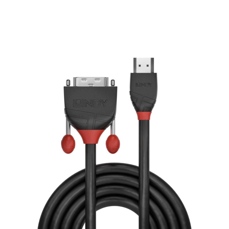 Lindy Cablu HDMI la DVI-D 1m, negru 
