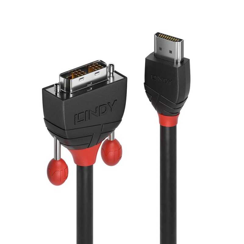 Lindy Cablu HDMI la DVI-D 1m, negru 