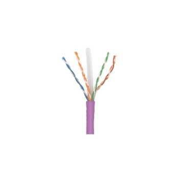Cablu U/UTP cat.6, manta LSZH, Euroclass Cca-s1a,d1,a1 - 305m/tambur, Violet - Molex 