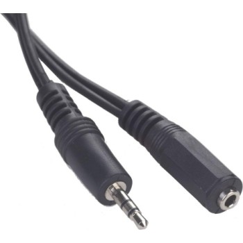 CABLU audio GEMBIRD prelungitor stereo (3.5 mm jack M/T), 5m, conectori auriti, black 