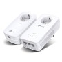 KIT Amplificator Powerline TP-Link 1300Mbps, 3 x Gigabit LAN, 1 x Sucko, Dual Band AC1200,  