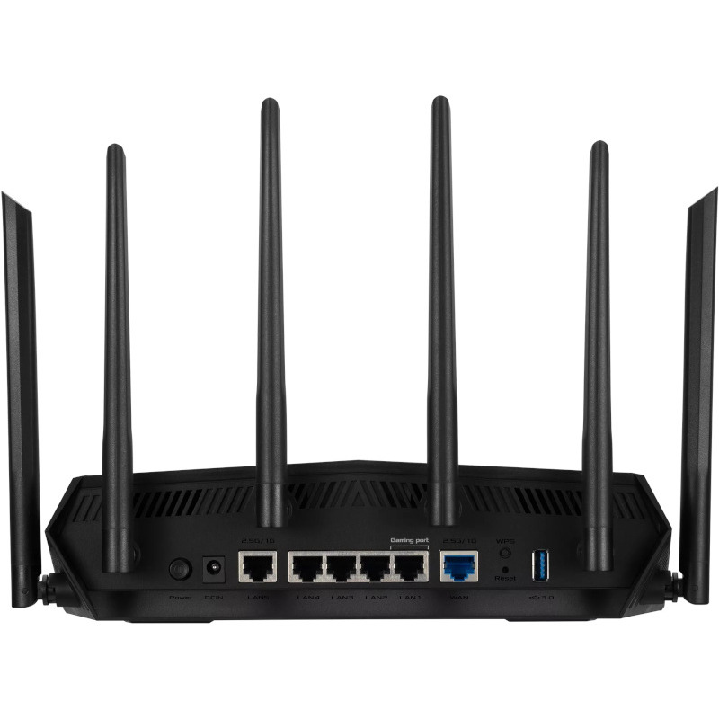 ASUS TUF Gaming AX6000 Dual Band WiFi 6 Gaming Router with dedicated Gaming port Dual 2.5G port AiMesh AiProtection Pro AURA RGB 