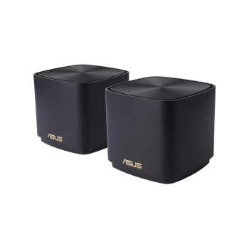 ASUS ZenWiFi AX Mini XD4 AX1800 Daul Band Mesh WiFi 6 System 2 Pack Black 