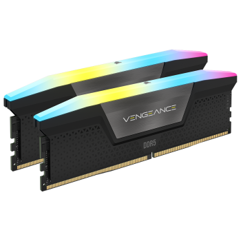 VENGEANCExxxx RGB 32GB (2x16GB) DDR5 DRAM 5200MHz C40 Memory Kit - Black 