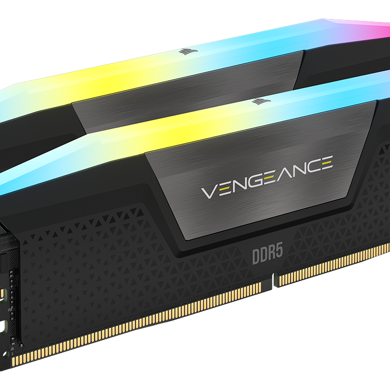VENGEANCExxxx RGB 32GB (2x16GB) DDR5 DRAM 5200MHz C40 Memory Kit - Black 