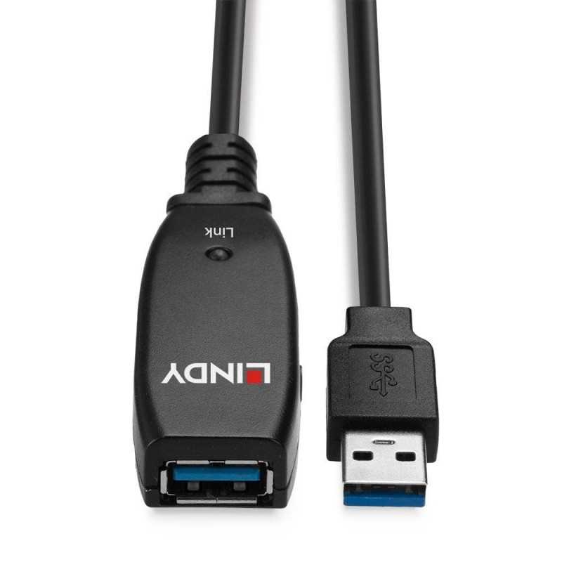 Cablu Lindy 15m USB 3.0 Active Extension 