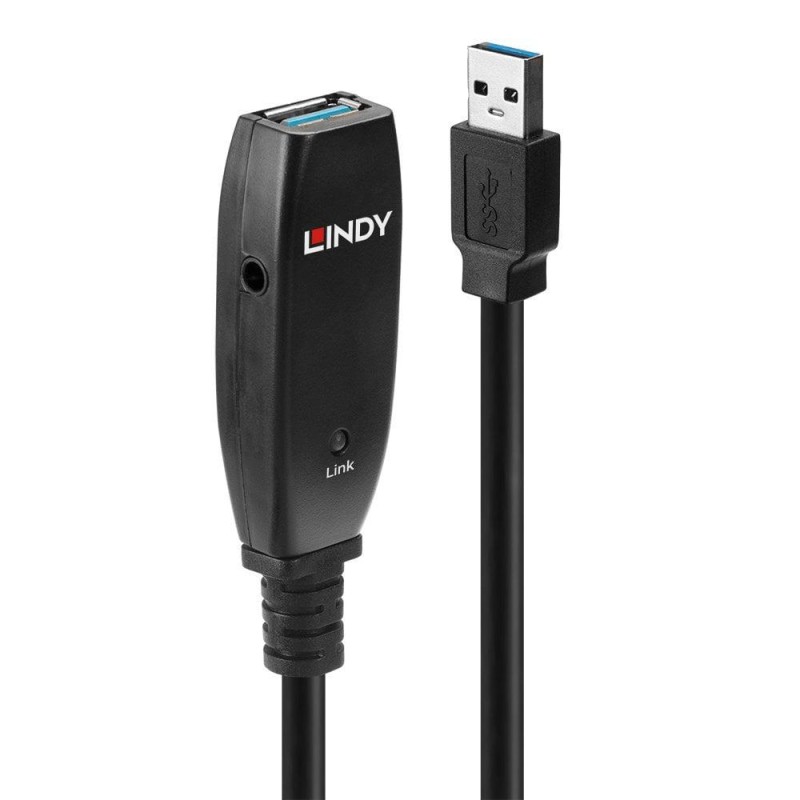 Cablu Lindy 15m USB 3.0 Active Extension 