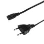 CABLU alimentare LOGILINK casetofon,  1.8m, intrare Euro plug, iesire C7, 10A, testat VDE, black, 
