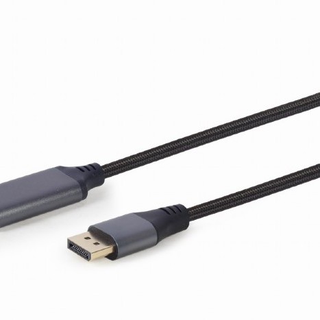 CABLU video GEMBIRD, adaptor DisplayPort (T) la HDMI (T), DP v1.2, 4K (3840 x 2160) la 60Hz, 1.8m, negru, 