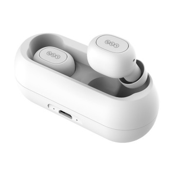 Casti bluetooth QCY T1C White 
