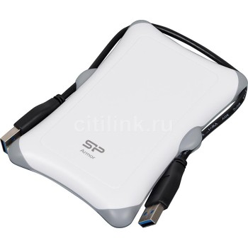 HDD extern portabil Silicon Power Armor A30 1TB Anti-shock USB 3.0 alb 