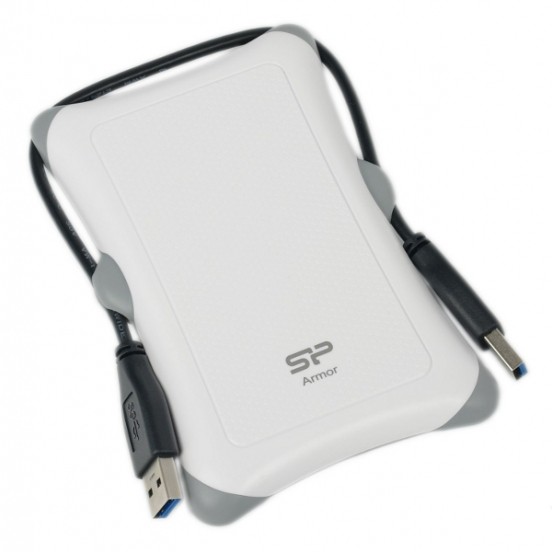 HDD extern portabil Silicon Power Armor A30 1TB Anti-shock USB 3.0 alb 