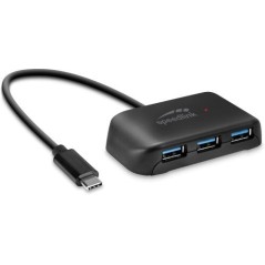 HUB SPEEDLINK SNAPPY EVO 4 PORTS TYPE-C TO USB BK 