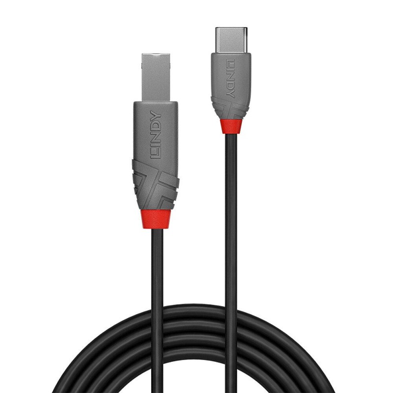 Cablu Lindy 2m USB 2.0 Tip A la Tip B 
