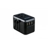 Adaptor universal Verbatim UTA-04, 6-in-1Priza cu USB-C PD si QC, USB-C, 3 x USB-A 
