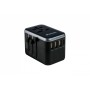 Adaptor universal Verbatim UTA-04, 6-in-1Priza cu USB-C PD si QC, USB-C, 3 x USB-A 