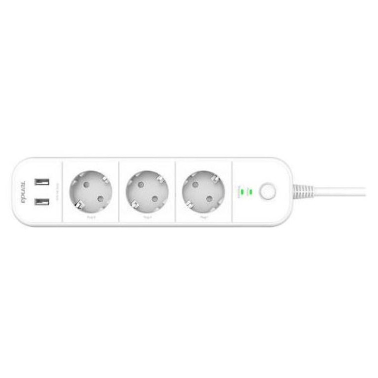 PRELUNGITOR TENDA BELI Wi-Fi, 3 prize shucko, 2 x USB, lungime 1.5m, intrerupator, alb 