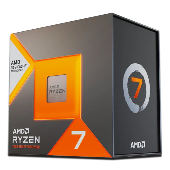 AMD CPU Desktop Ryzen 7 8C/16T 7800X3D (5.0GHz Max, 104MB,120W,AM5) box, with Radeon Graphics 