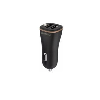 Incarcator auto Duracell dual USB-A  QC 27WBlack 