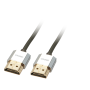 Cablu Lindy 1m High Speed HDMI CROMO 