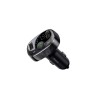 MODULATOR AUTO FM Baseus T-Typed,BT 4.2, 2 x USB 5V/3.4A max,12V-24V, frecv FM: 87,5-108.0MHZ, MP3/WAV/FLAC/APE/WMA,answer/reject/hang up/redial, bk 