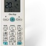 TELECOMANDA UNIVERSALA Superior, compatibila cu majoritatea modelelor de aer conditionat aflate pe piata, display, bateriile (2 x AAA) nu sunt incluse, alb 
