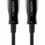 CABLU video GEMBIRD, HDMI (T) la HDMI (T), 20m, premium AOC (Active Optical Cable), conectori auriti, rezolutie maxima 4K (3840 x 2160) la 60 Hz, negru, 