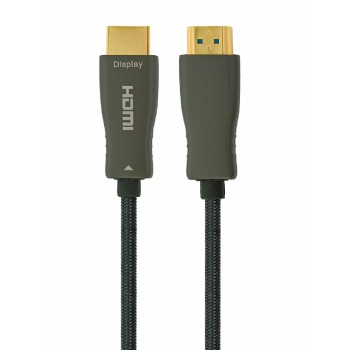 CABLU video GEMBIRD, HDMI (T) la HDMI (T), 30m, premium AOC (Active Optical Cable), conectori auriti, rezolutie maxima 4K (3840 x 2160) la 60 Hz, negru, 