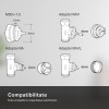 ROBINET CU TERMOSTAT si valva TP-Link, frecventa functionare 868 MHz, contine 2 baterii AA 