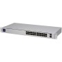 Ubiquiti UniFi Switch 24 is a fully managed Layer 2 switch with (24) Gigabit Ethernet ports and (2) Gigabit SFP ports for fiber connectivity 