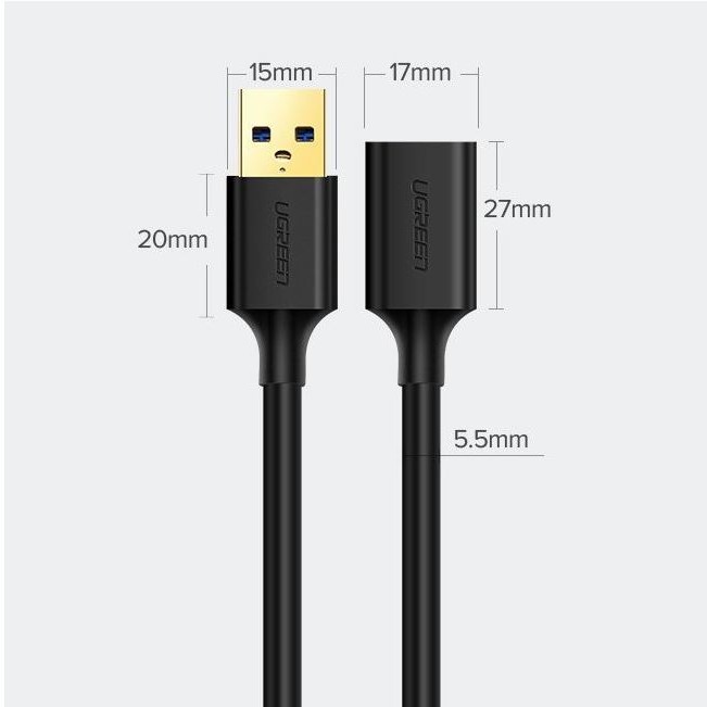 CABLU USB Ugreen prelungitor, 