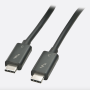Cablu Lindy Thunderbolt 3, Length 2m 