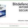 SW RET INTERNET SECURITY / 1PC SCRATCH CARD BITDEFENDER,