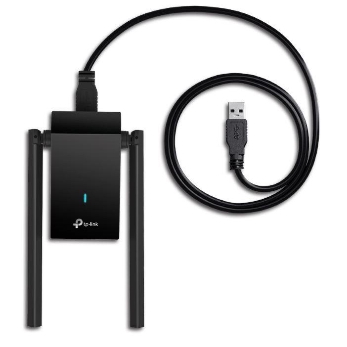 ADAPTOR RETEA TP-LINK AX1800, extern wireless 2.4 GHz | 5 GHz, USB 3.0, port, 1800 Mbps, antena externa x 2 High Gain, 