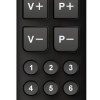 TELECOMANDA UNIVERSALA Superior, compatibila televizoare Samsung, LG, Philips, Sony, Panasonic, bateriile (2 x AAA) nu sunt incluse, negru 